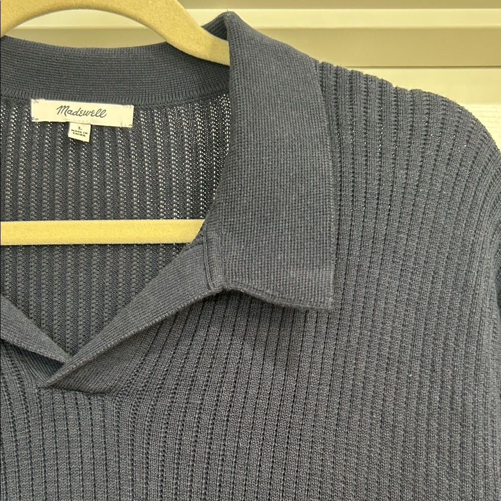 Madewell Navy Polo Shirt